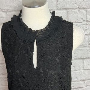 J. Crew Black Lace Blouse